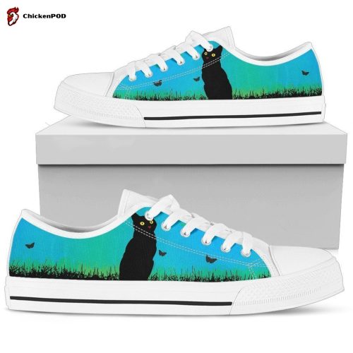 Black Cat Women’s Low Top Shoes