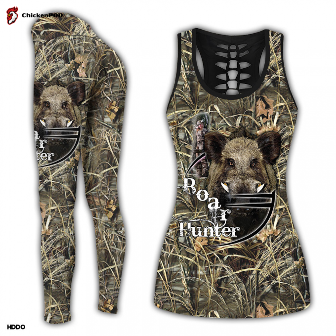 Boar Hunting Camo Combo Tank Top + Legging