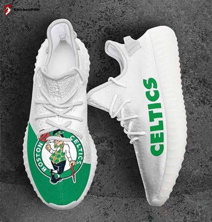 Boston Celtics Mlb Yeezy Sneaker For Fans