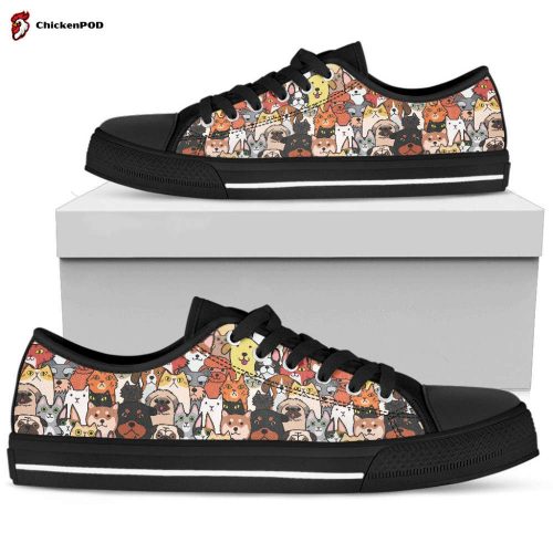 Cani e Gatti – Low Top/ Suola Nera