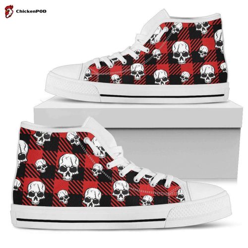 Caro skull pattern low top shoes