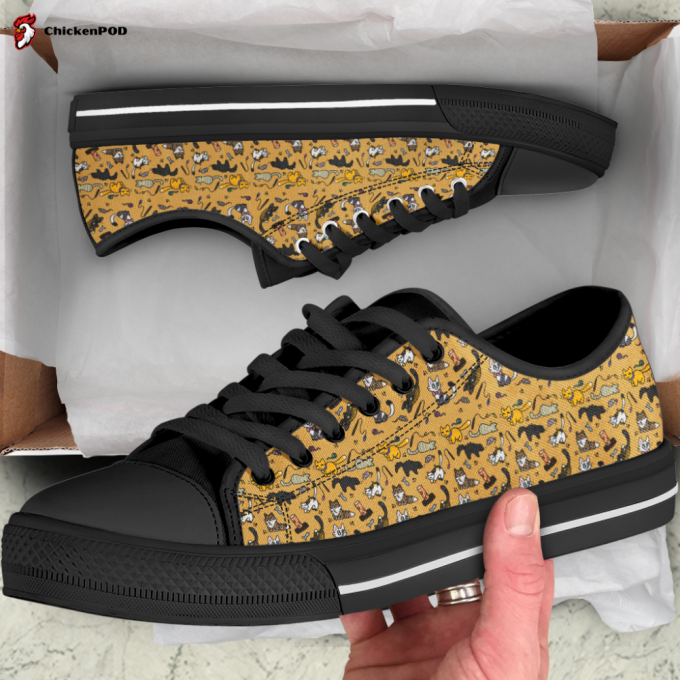 Cat Passion Low Top Shoes Gift For Men Women