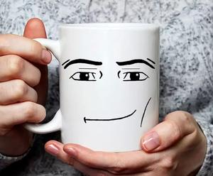 MAN FACE Mug, Funny Gamer Mug, Birthday Mug Novelty Coffee Mug