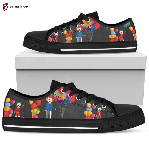 Clowns Black low tops