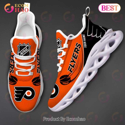 Custom Name NHL Philadelphia Flyers Personalized Max Soul Shoes, Sneakers