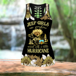 Customize Name Jeep Girl Are Sunshine Mixed With A Little Hurricane combo tank top legging