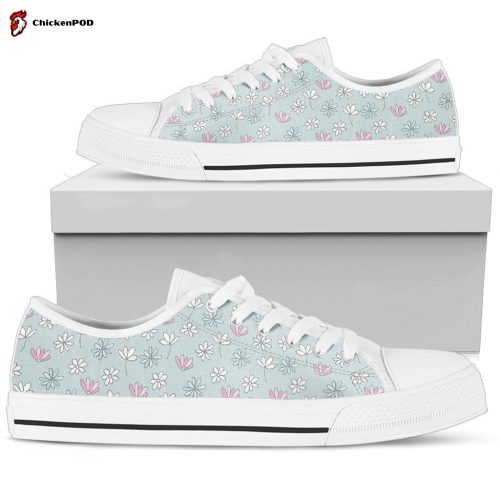 Cute Flowers Women’s Low Top Shoes