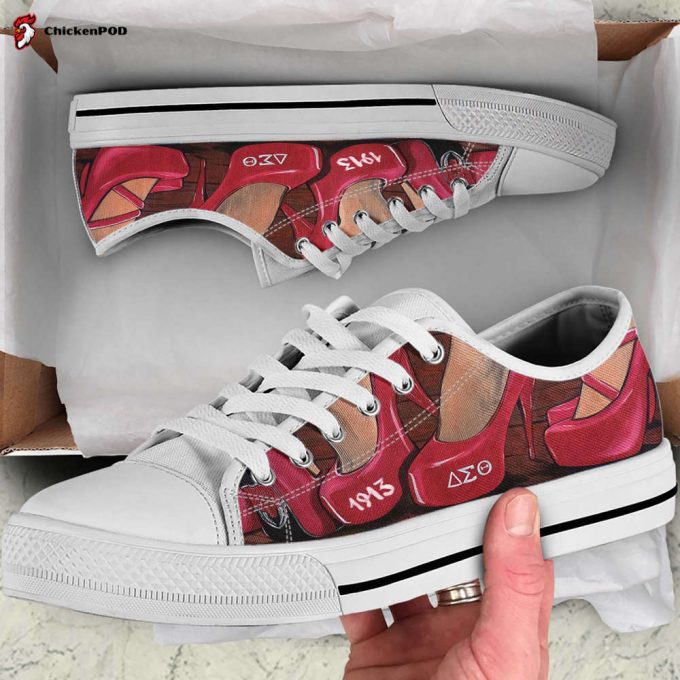 Delta Sigma Theta Low Top Shoes Gift For Men Women