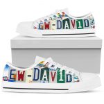 EW DAVID BLACK LOW TOP SHOES