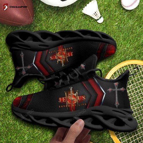 Faith God Stand With God Jesus A Man Of Faith My God Max Soul Shoes, Light Sports Shoes