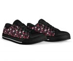 Floral Blush Pastel Roses Peonies – Low Top Shoes Gift for Men Women