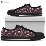 Floral Blush Pastel Roses Peonies – Low Top Shoes Gift for Men Women