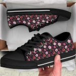 Floral Blush Pastel Roses Peonies – Low Top Shoes Gift for Men Women