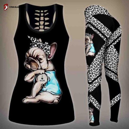 French Bulldog Dog Combo Tank top + Legging Outfit for women