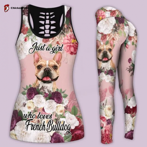 French Bulldog Dog Combo Tank top + Legging Outfit for women