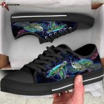 Galaxy Turtle Low Top Shoes Gift for Men Women