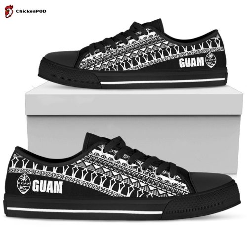 Guam Low Top Shoes Gift for Men Women – Polynesian Design –