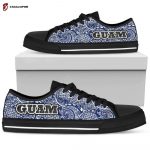 Guam Low Top Shoes Gift for Men Women – Polynesian Design –