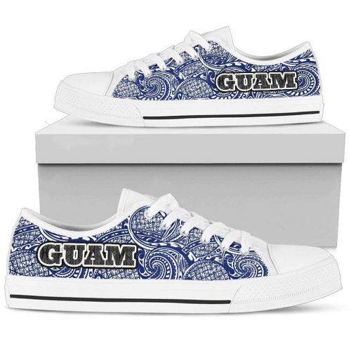 Guam Low Top Shoes Gift for Men Women – Polynesian Design –