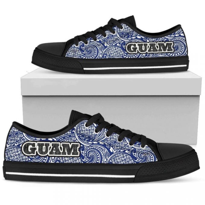 Guam Low Top Shoes Gift For Men Women – Polynesian Design –