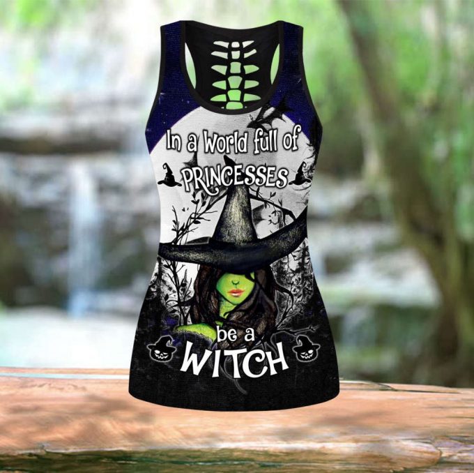 Halloween Tank Top Leggings In The World Full Of Princesses Be A Witch Combo Tank Top + Legging