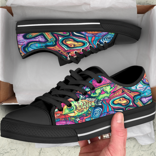 Hippie Passion Low Top Shoes Gift for Men Women