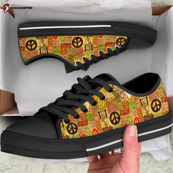 Hippie Passion Low Top Shoes Gift For Men Women