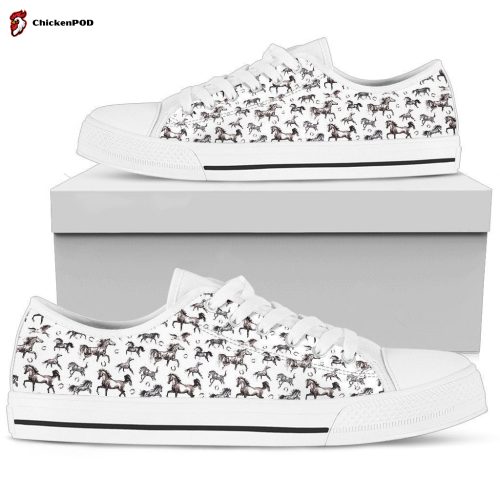 Horse Women’s Low Top Shoes