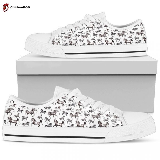 Horse Women’S Low Top Shoes