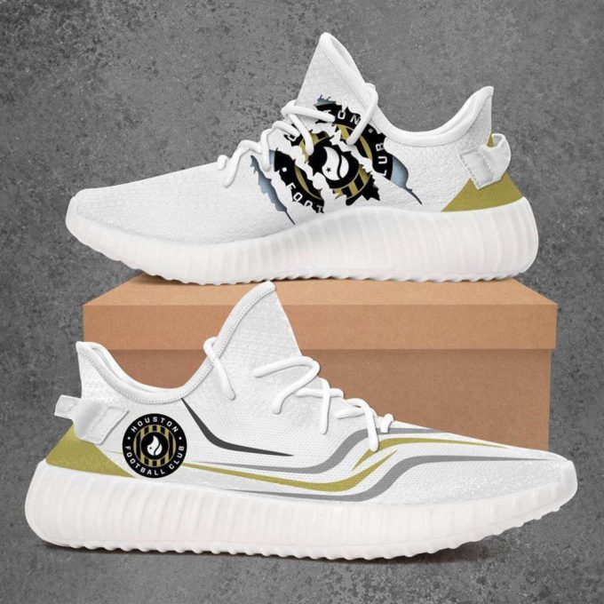 Houston Fc Usl League Yeezy Sneaker For Fans