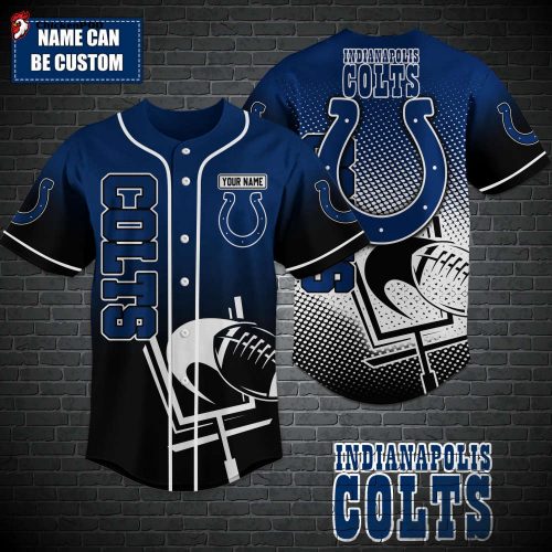 Indianapolis Colts NFL-Baseball shirt Custom T-44757