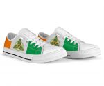 Irish Circle White Limited Low Top Shoes Gift for Men Women