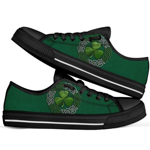 Irish Saint Patrick’s Day Shamrock Low Top Shoes Gift for Men Women