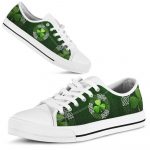 Irish Saint Patrick’s Day Shamrock Low Top Shoes Gift for Men Women