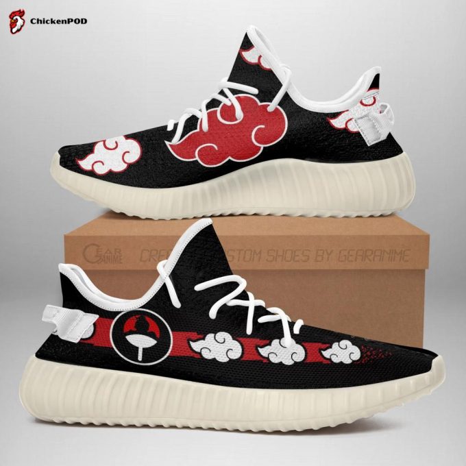 Itachi Akatsuki Cloud Shoes Naruto Anime Yeezy Sneaker For Fans