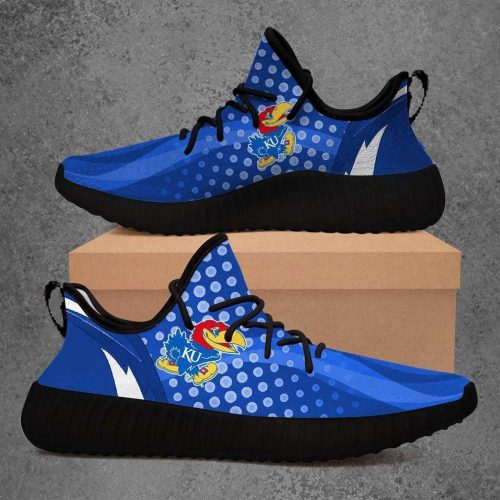 Kansas Jayhawks NCAA Yeezy Sneaker For Fans