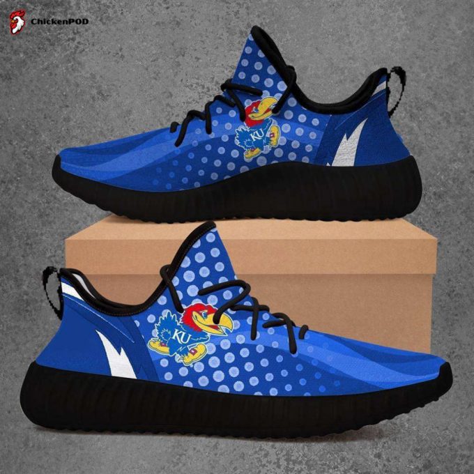 Kansas Jayhawks Ncaa Yeezy Sneaker For Fans