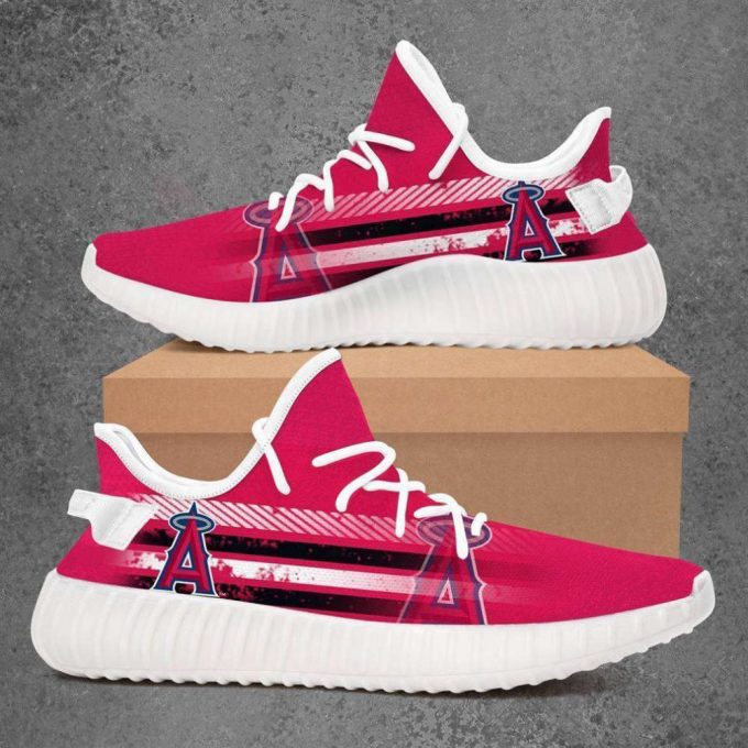 Los Angeles Angels Mlb Yeezy Sneaker For Fans