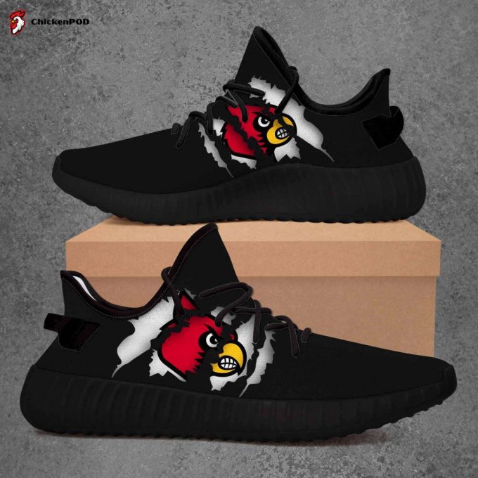 Louisville Cardinals Ncaa Yeezy Sneaker For Fans