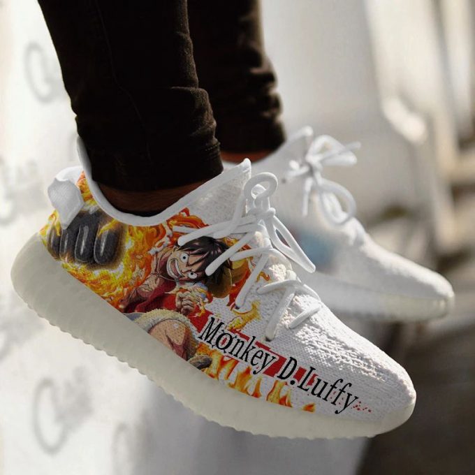 Luffy Shoes Skill One Piece Custom Anime Yeezy Sneaker For Fans