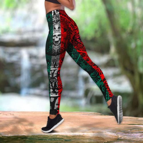 Mexican Aztec Warrior Combo Tank Top + LeggingS