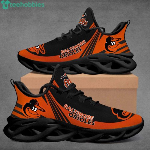 MLB Baltimore Orioles Black Orange Max Soul Shoes