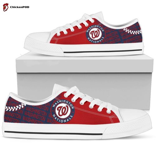 MLB Washington Nationals Low Top Shoes