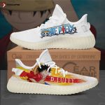 Monkey D Luffy Shoes One Piece Custom Anime Yeezy Sneaker For Fans