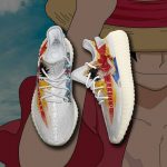 Monkey D Luffy Shoes One Piece Custom Anime Yeezy Sneaker For Fans