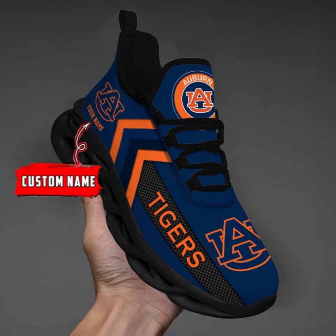 Ncaa Auburn Tigers Custom Name Max Soul Shoes Chunky Sneakers