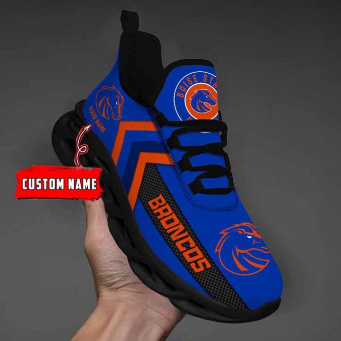 Ncaa Boise State Broncos Custom Name Max Soul Shoes Chunky Sneakers