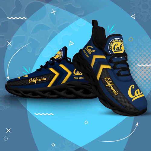 Ncaa California Golden Bears Custom Name Max Soul Shoes Chunky Sneakers