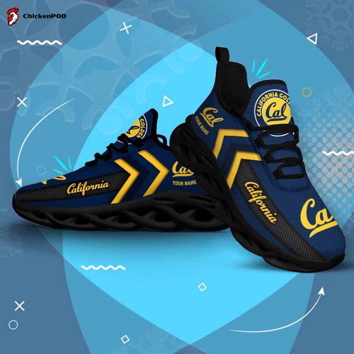 Ncaa California Golden Bears Custom Name Max Soul Shoes Chunky Sneakers