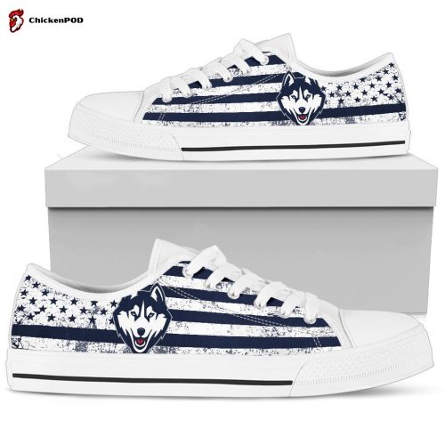 NCAA Connecticut Huskies Low Top Shoes